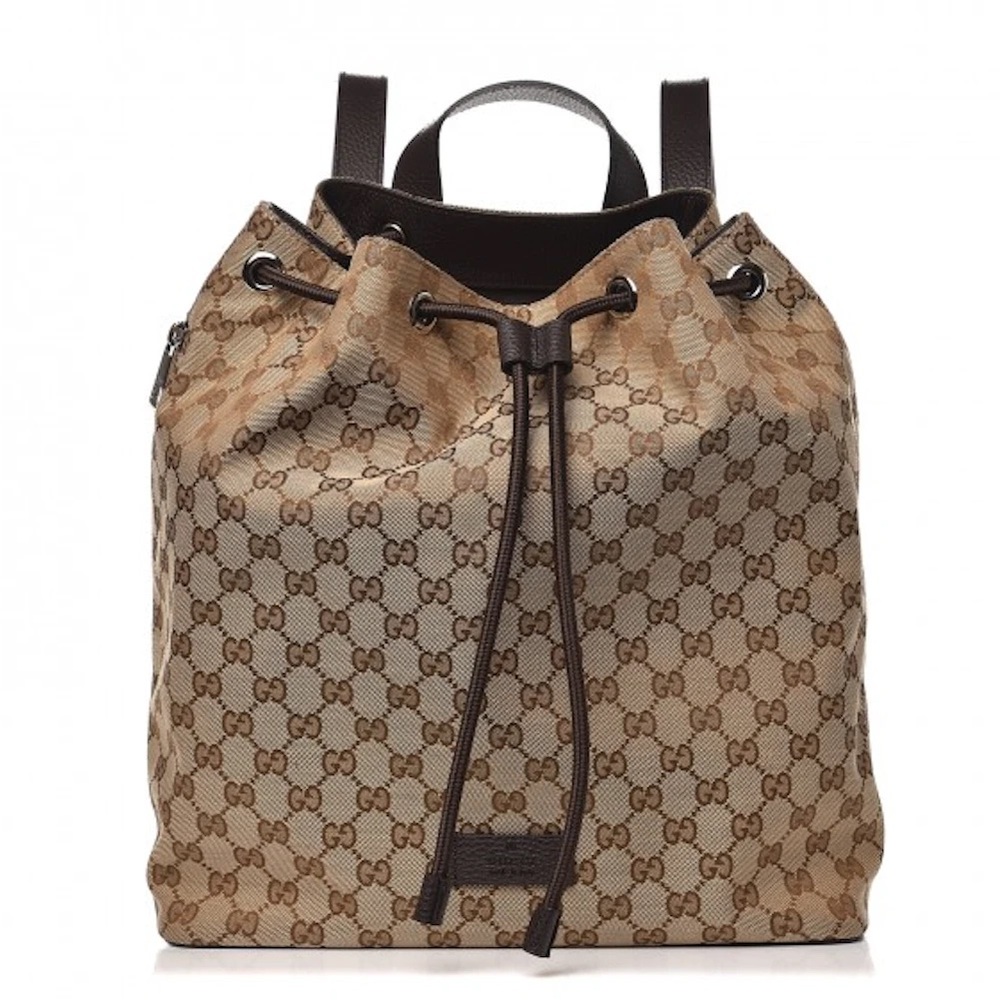 GUCCI monogram canvas drawstring backpack - Picture 6 of 13